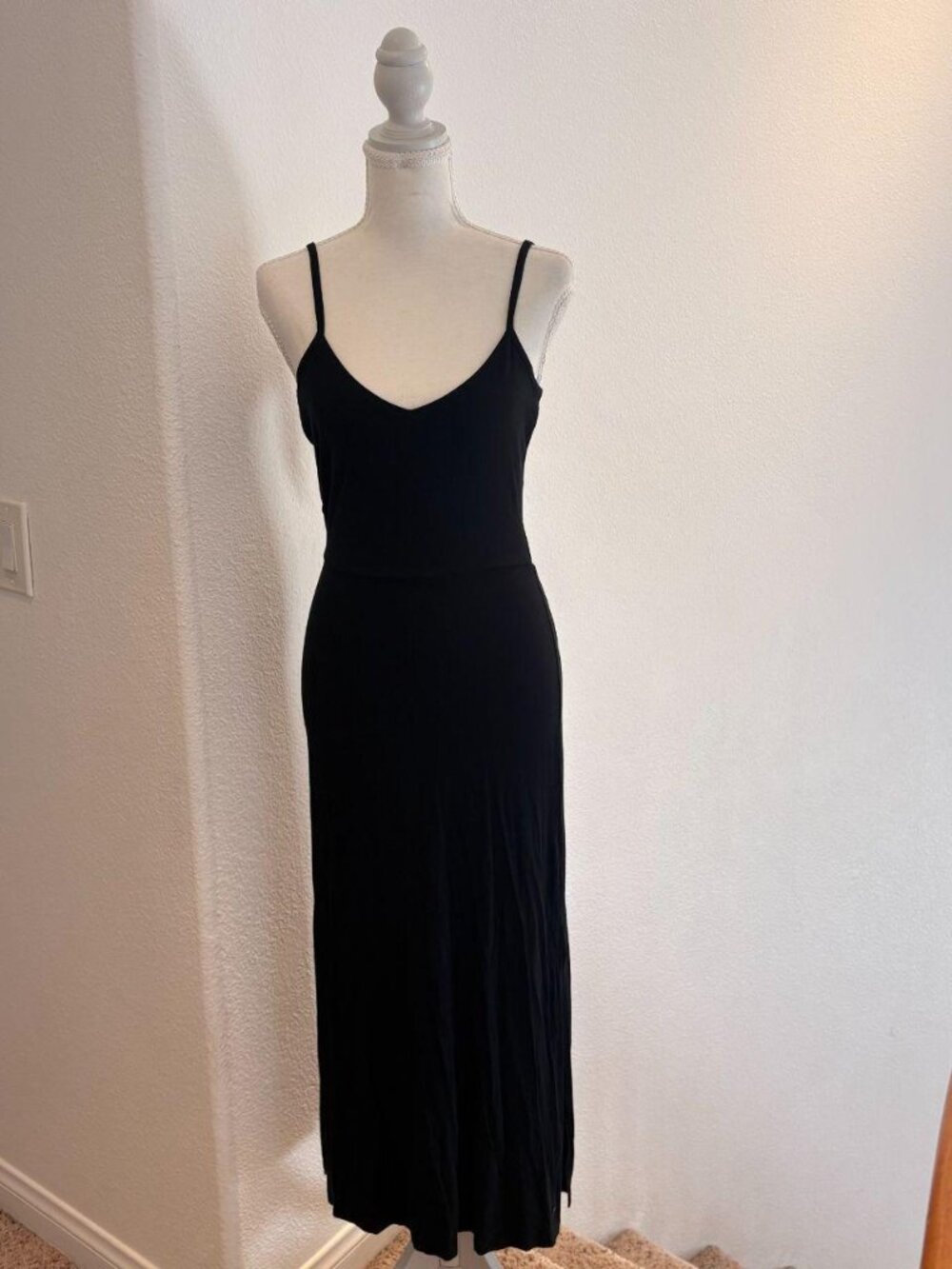 Superdry black maxi dress 🖤 (Size 4)